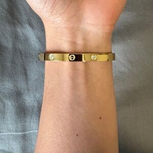 Beautiful Gold Studded Love Bracelet